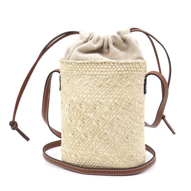 イラカパームとカーフスキンのスクエアポケット