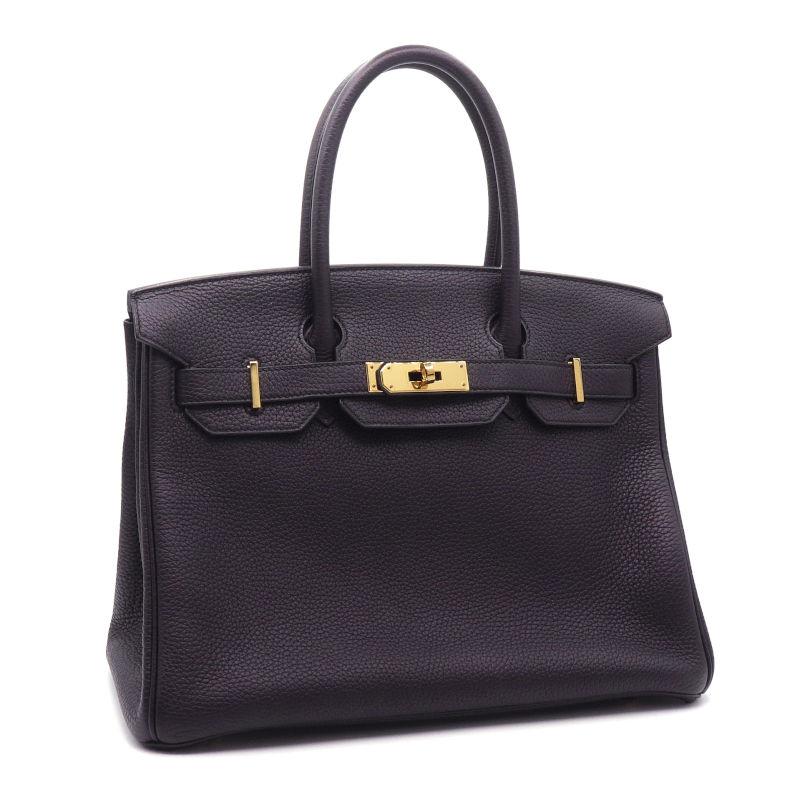 Birkin エルメス バーキン30 T刻印 2015年製 トゴ プルノワール 