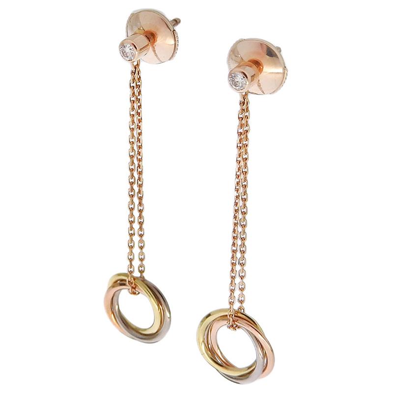 TRINITY（Cartier） カルティエ スウィートトリニティピアス  