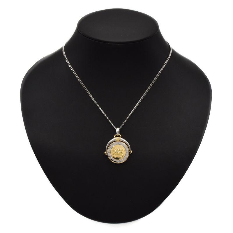 BVLGARI（ブルガリ） ホロスコープペンダントトップ K18YG SS 蟹座 か