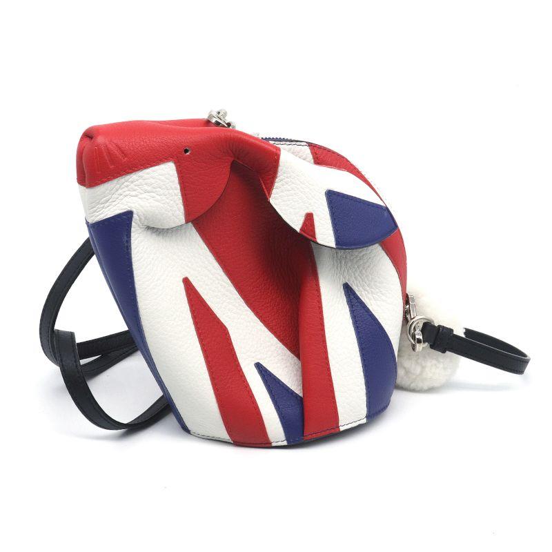 LOEWE（ロエベ） バニーバッグ ショルダーバッグ レッド ブルー