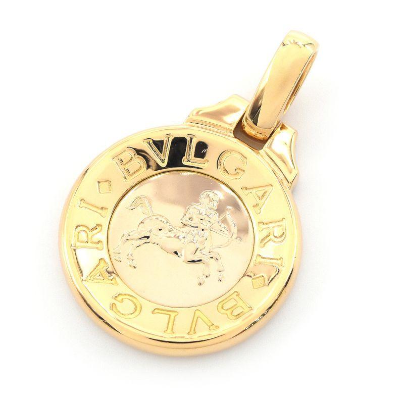 BVLGARI ブルガリ ホロスコープペンダントトップ K18YG 新品仕上済 