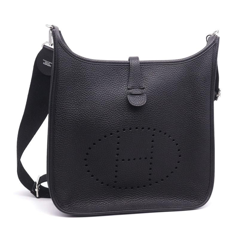 エルメス HERMES ショルダーバッグ エヴリン 3 PM Z刻印 2021年製 ゴールド トリヨンクレマンス シルバー金具 【中古】 HERMES - エルメス HERMES ショルダーバッグ エヴリン 3 PM Z刻印 2021