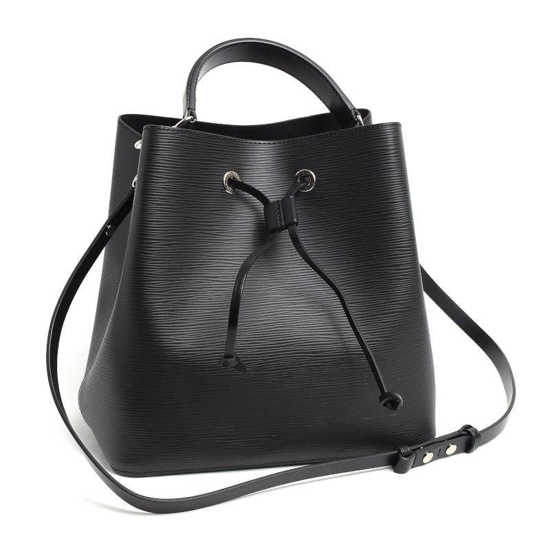 ルイヴィトン ネオノエ M54366 エピ ノワール ショルダーバッグ ハンドバッグ クロスボディバッグ 巾着型バッグ ブラック 黒 中古 送料無料 ネオ・ノエ ルイヴィトン ネオノエ M54366 エピ ノワール ショルダー