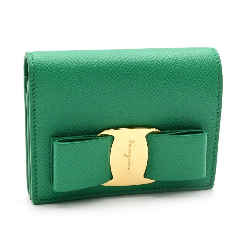 VARA（Salvatore Ferragamo） フェラガモ ヴァラ 二つ折り財布 22D515 