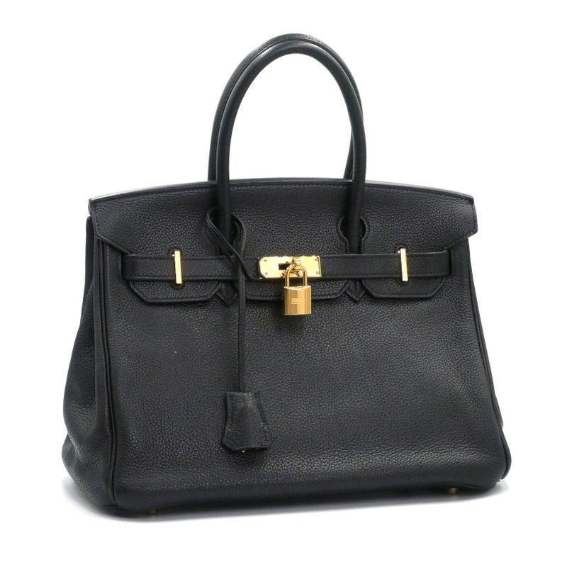 エルメス バーキン30 □M刻印 2009年製 トゴ ブラック ゴールド金具 ハンドバッグ 手提げバッグ 黒 30cm 中古 送料無料 Birkin エルメス バーキン30 □M刻印 2009年製 トゴ ブラック ゴールド