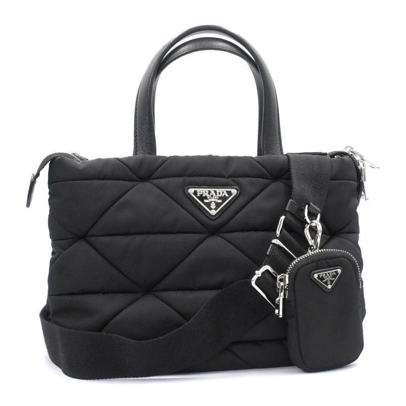 PRADA（プラダ） ミニパデッドリナイロントートバッグ 1BG373 ナイロン
