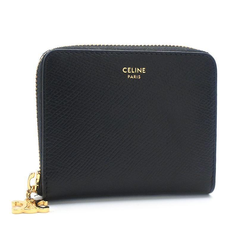 【ほぼ新品】セリーヌ スモール ジップウォレット トリオンフチャーム CELINE スモール ジップウォレット トリオンフチャーム (CELINE