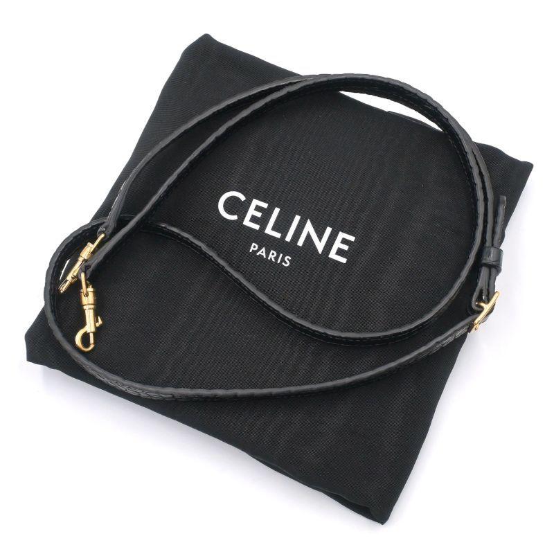 CELINE（セリーヌ） ベルトバッグ ナノ クロコ型押しレザー 189003 