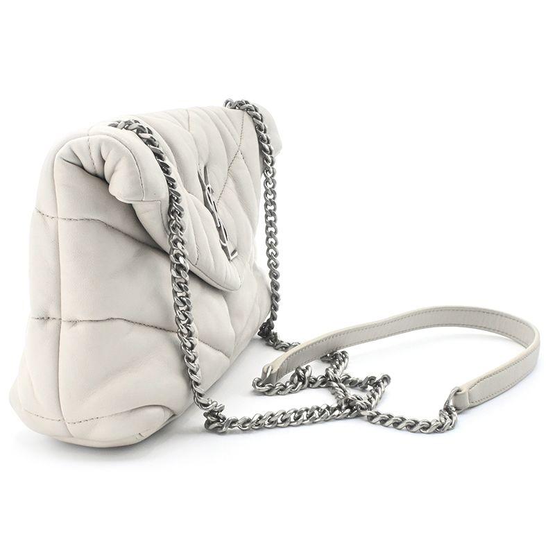 SAINT LAURENT サンローラン ルルパファー 620333 ラムスキン