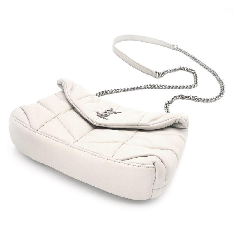 SAINT LAURENT サンローラン ルルパファー 620333 ラムスキン