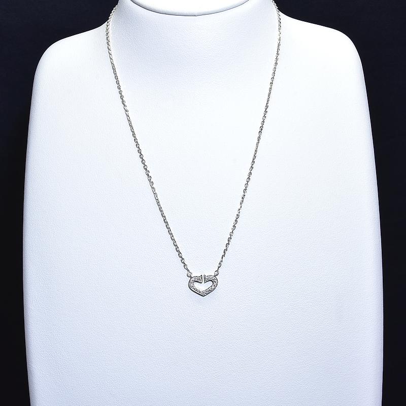 C DE CARTIER カルティエ Cハートネックレス B7008300 K18WG