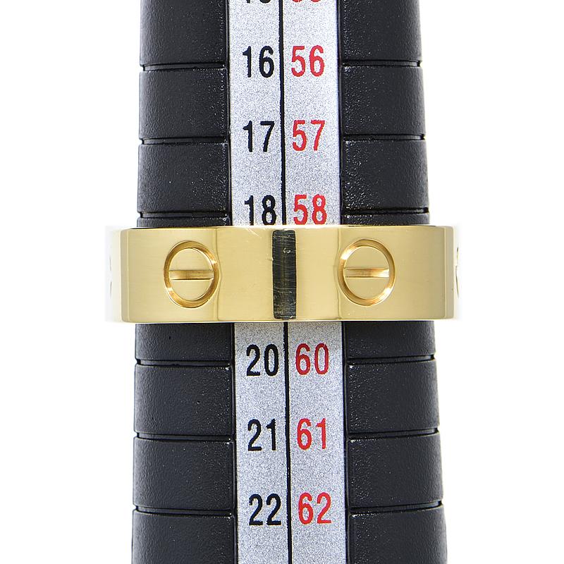 LOVE（Cartier） カルティエ ラブリング #59 19号 K18YG LOVEリング 平