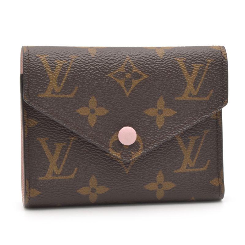 ルイヴィトン ポルトフォイユヴィクトリーヌ M62360 モノグラム ローズ  