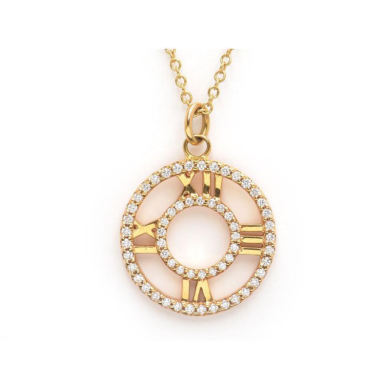 ティファニー アトラスメダリオン ダイヤネックレス K18pg 新品仕上げ済 ピンクゴールド ローマ数字 サークルモチーフ 中古 送料無料 C コレクションシバ 通販 Yahoo ショッピング