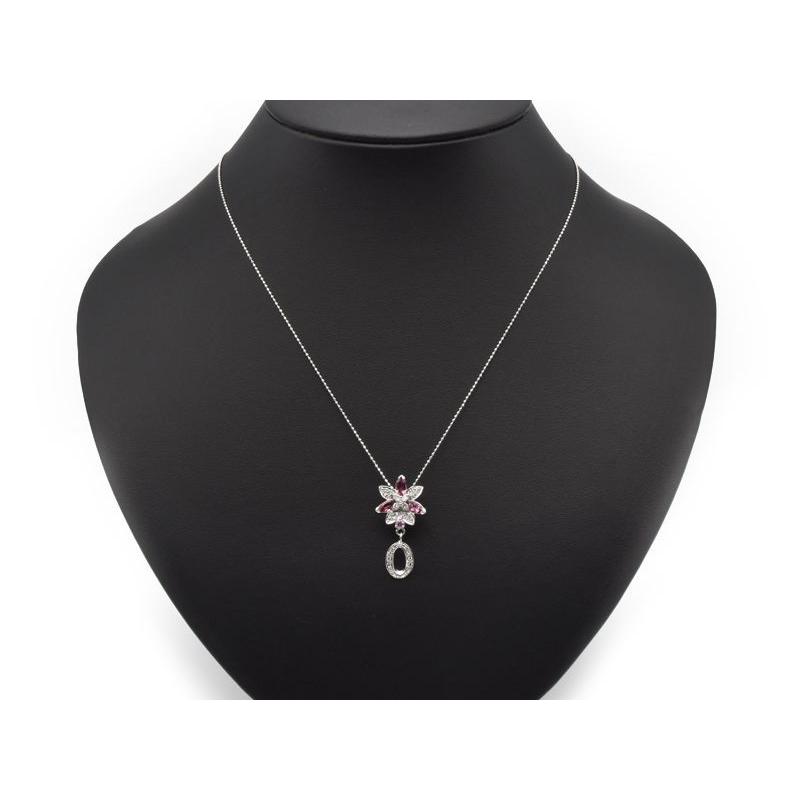 最安価格 0.68ct ダイヤモンドネックレス k18WG ネックレス - abacus