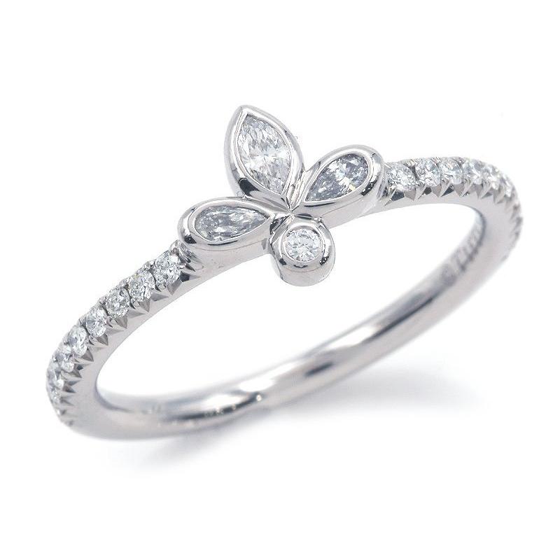 TIFFANY&Co. ティファニー フルールドリスリング 5号 Pt950 ダイヤ 