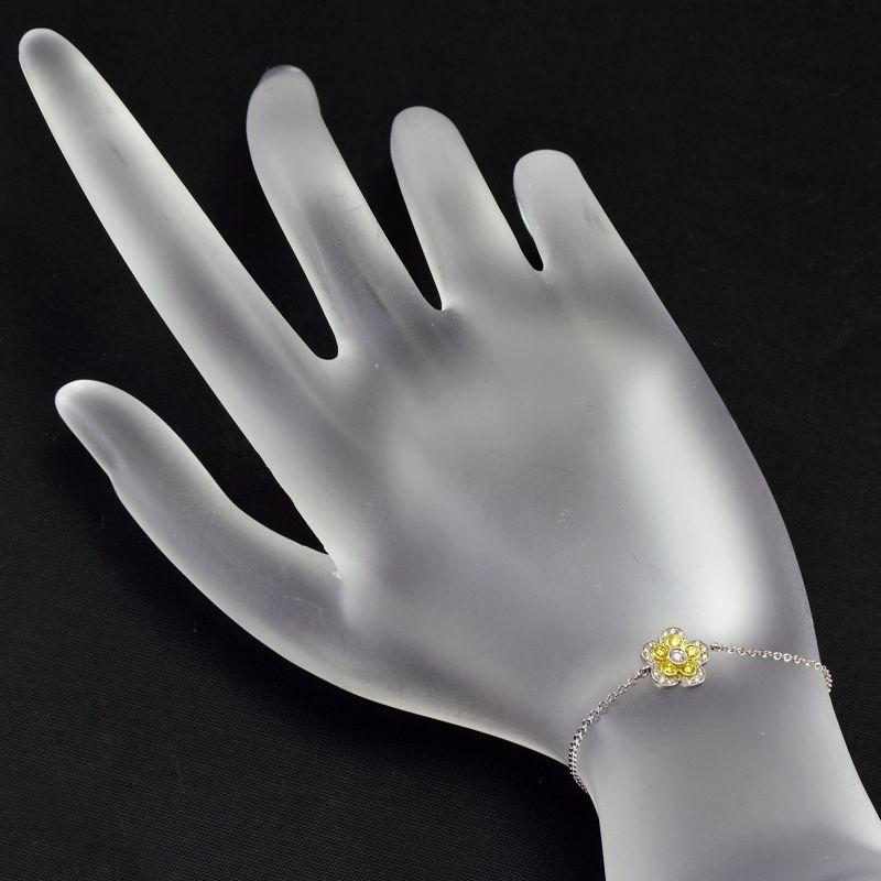 TIFFANY&Co. ティファニー ガーデンフラワーダイヤブレスレット Pt950 