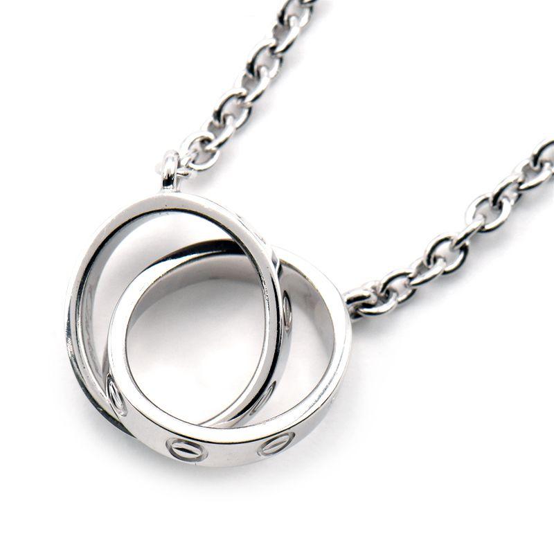 LOVE（Cartier） カルティエ ラブネックレス B7212500 K18WG 新品仕上  