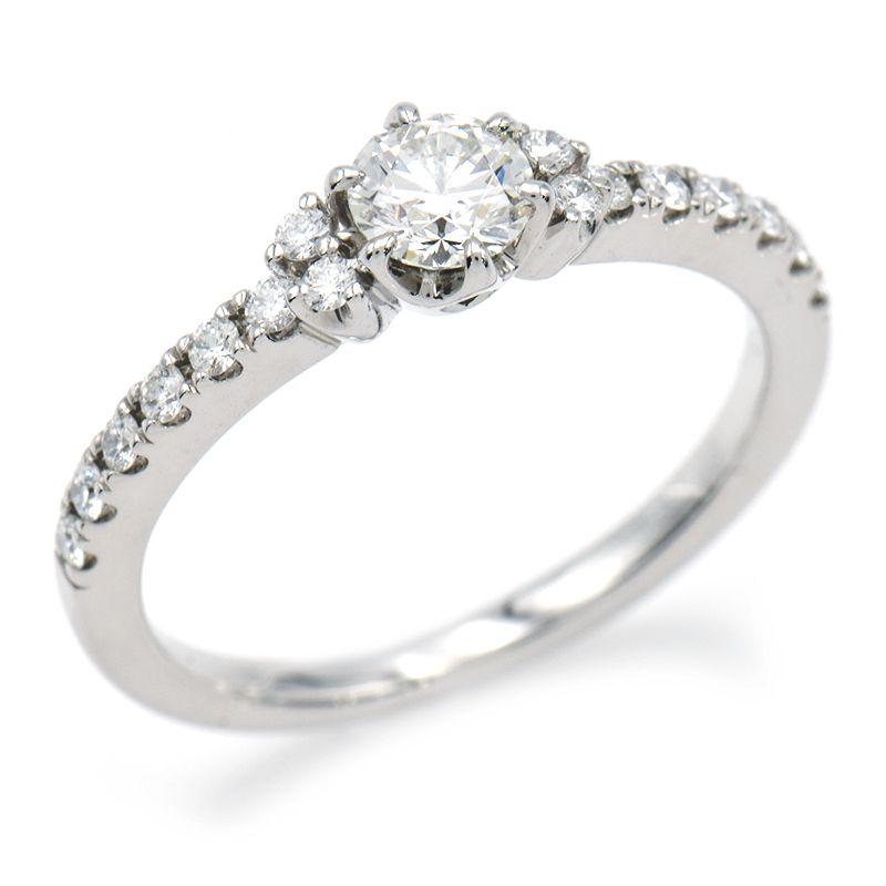 アイプリモ アスセラ 0.312ctダイヤリング 10号 Pt950 新品仕上済 合計  