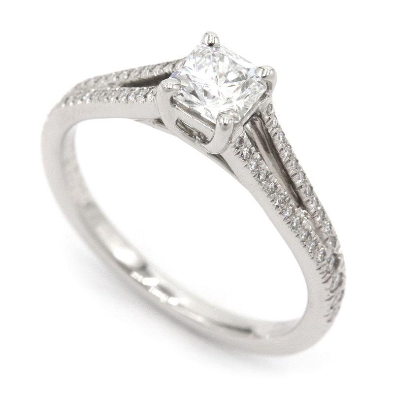 ティファニー 0.38ct Eカラー/VVS1/Excellent ルシダダイヤモンド 