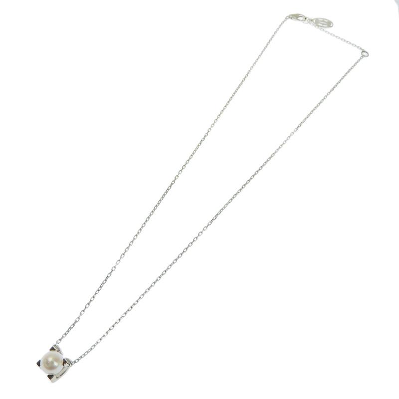 C DE CARTIER カルティエ Cドゥネックレス パール K18WG 新品 C DE CARTIER カルティエ Cドゥネックレス パール K18WG 新品