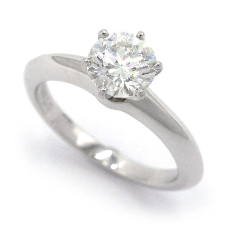 TIFFANY&Co. ティファニー ソリティアリング 8号 I/VS1/FAINT 0.91ct  