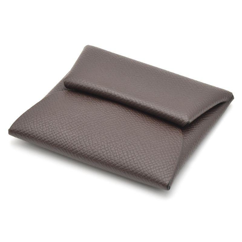 HERMES エルメス バスティア ヴォーエプソン ダークブラウン D刻印 