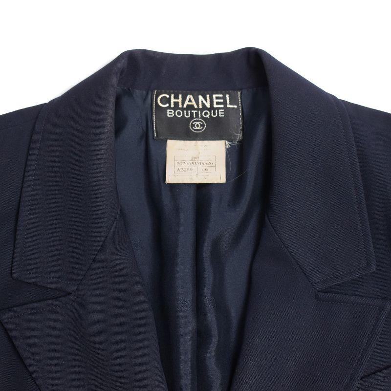 CHANEL シャネル レディース ココボタン ウールジャケットサイズ CHANEL シャネル レディース ココボタン ウールジャケットサイズ