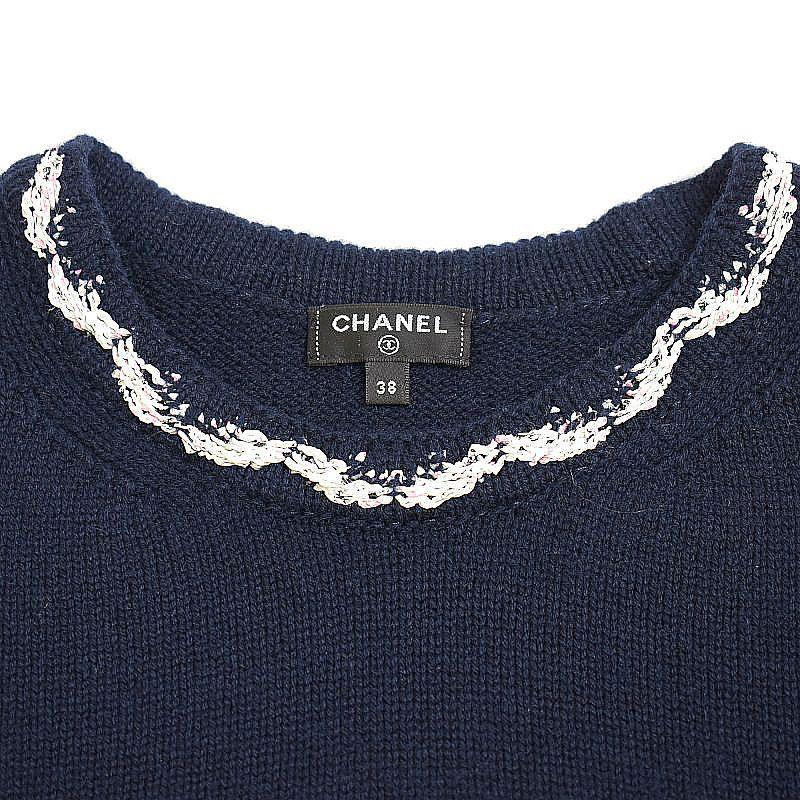 CHANEL シャネル レディース ココマーク カシミヤ プルオーバー CHANEL シャネル レディース ココマーク カシミヤ プルオーバー