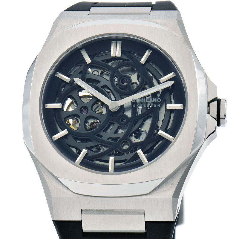 D1 MILANO D1ミラノ メンズ SKRJ10 スケルトン ステンレススチール 