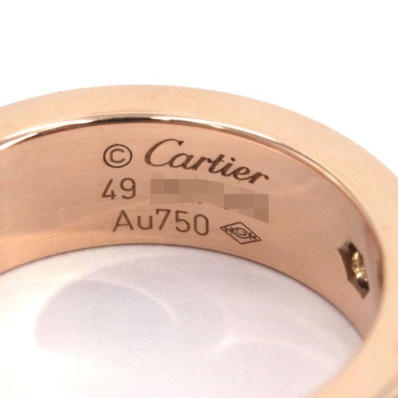 LOVE(Cartier) カルティエ ラブリングハーフダイヤ #49 9号 LOVE(Cartier) カルティエ ラブリングハーフダイヤ #49 9号