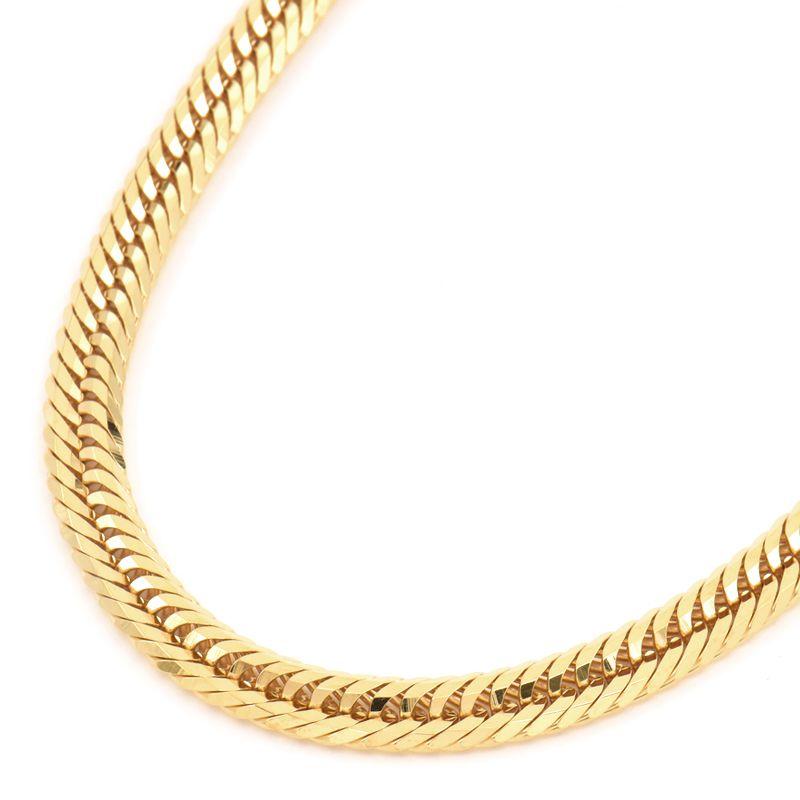 喜平ネックレス 12面トリプル 50cm 50.6g K18YG 造幣局検定刻印 K18  