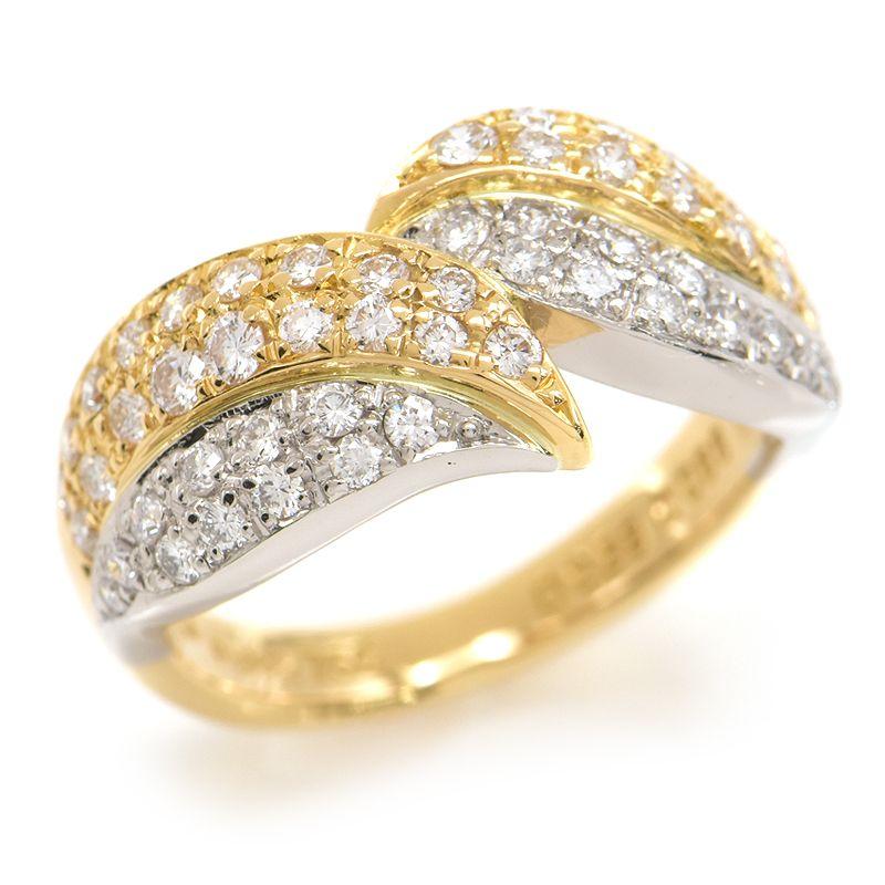 新品】K18YG ダイヤモンド リング 0.58CT 