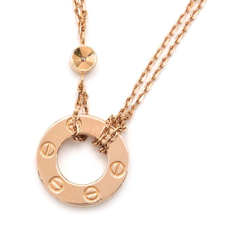 LOVE(Cartier) カルティエ ラブネックレス B7224509 ダイヤ LOVE(Cartier) カルティエ ラブネックレス B7224509 ダイヤ
