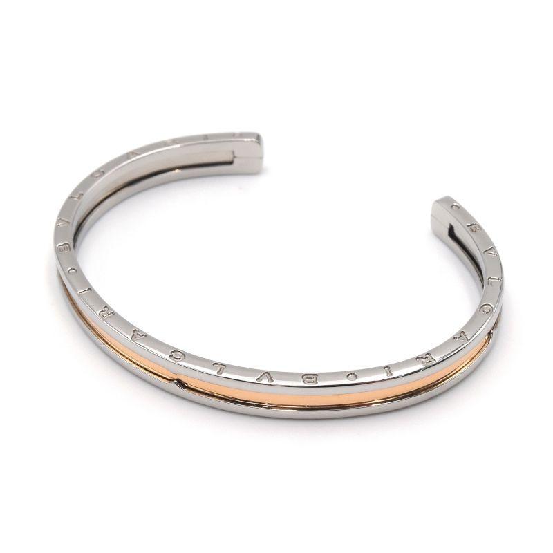 ビー・ゼロワン ブルガリ ビーゼロワンバングル SMサイズ K18PG SS  