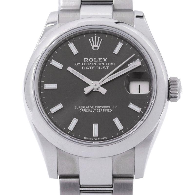 ロレックス ROLEX デイトジャスト31 278240 グレー ステンレススチール 自動巻き レディース 腕時計 ロレックス デイトジャスト31 Ref.278240 ダークグレー 新品