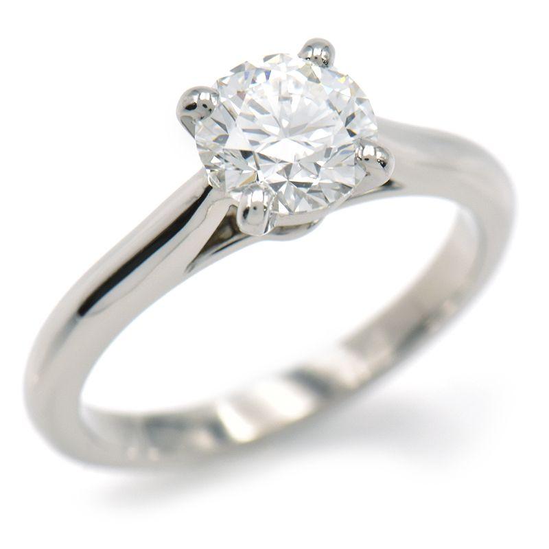 Cartier カルティエ Fカラー/VVS2/Excellent/1.07ct ソリテールリング  