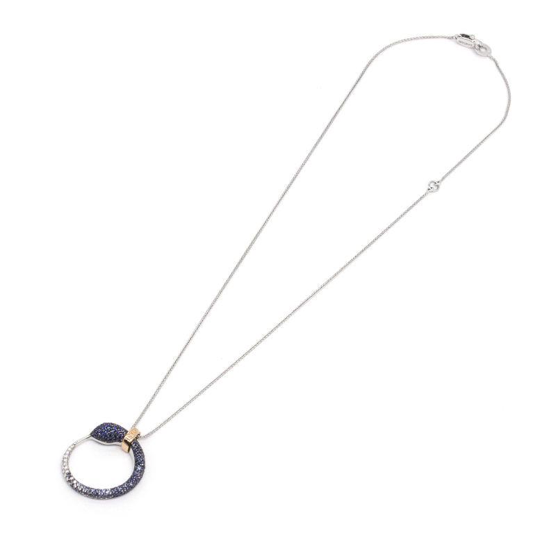 DAMIANI ダミアーニ インフィニートスネークネックレス K18WG DAMIANI ダミアーニ インフィニートスネークネックレス K18WG