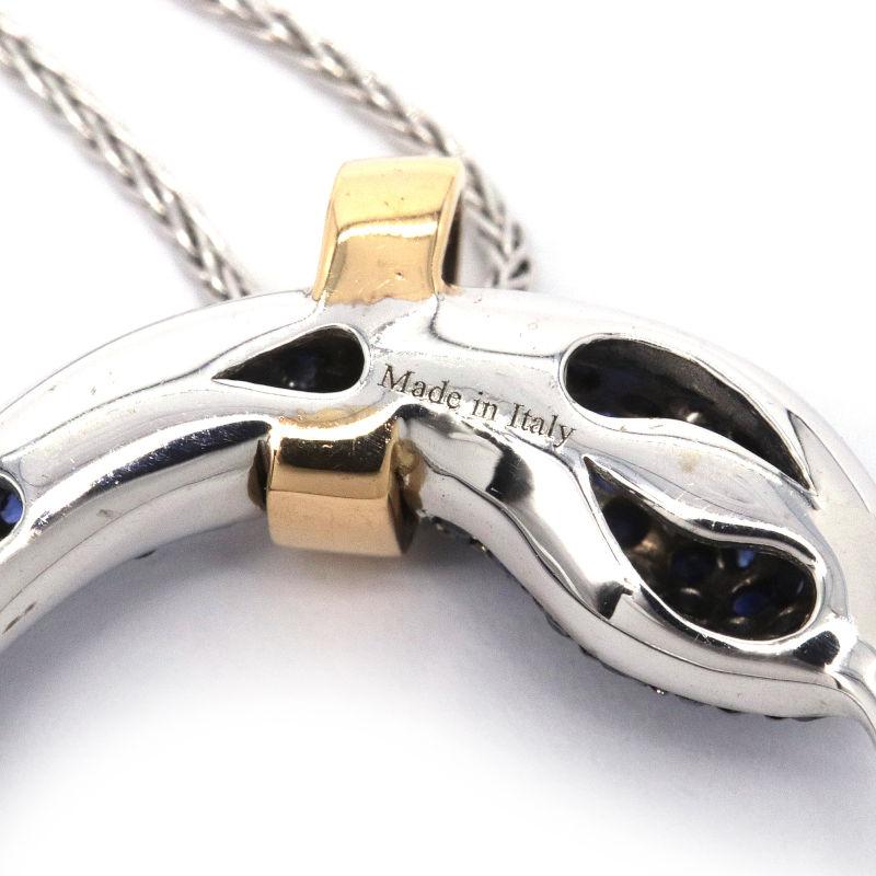 DAMIANI ダミアーニ インフィニートスネークネックレス K18WG DAMIANI ダミアーニ インフィニートスネークネックレス K18WG