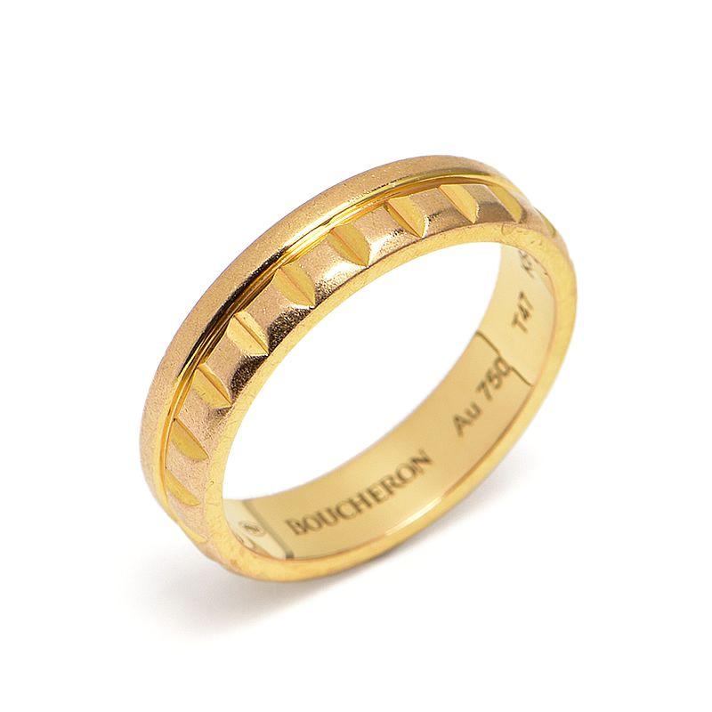 BOUCHERON ブシュロン キャトルラディアントリング ハーフ JAL00249  