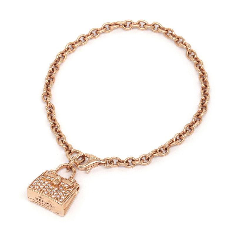HERMES（エルメス） アミュレットケリーブレスレット SHサイズ K18PG