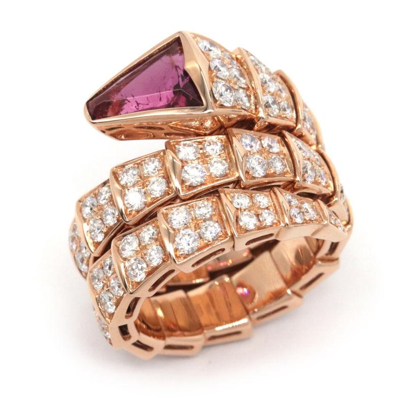 セルペンティ ブルガリ セルペンティヴァイパーリング Mサイズ 約10.5