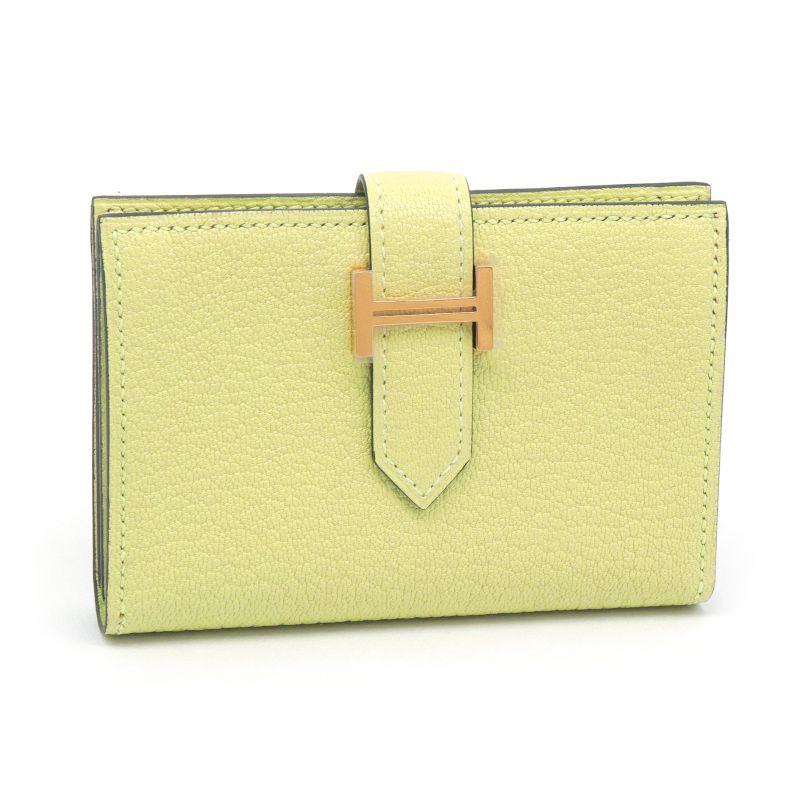 Bearn エルメス ベアン カードケース U刻印 2022年製 シェーブル  