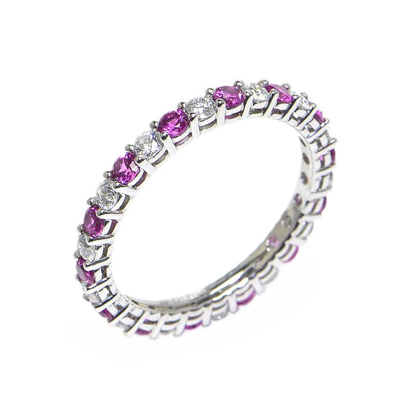 TIFFANY&Co.（ティファニー） エンブレイスバンドリング 10号 Pt950 
