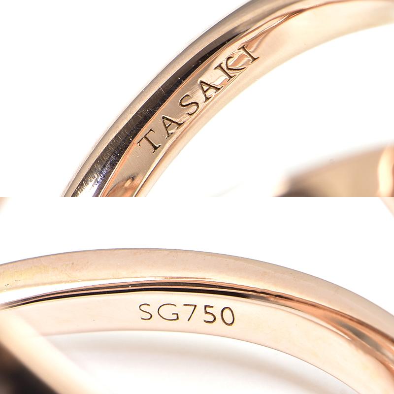 TASAKI（タサキ） オーロラパールリング 9号 K18SG 仕上済 約6mmパール