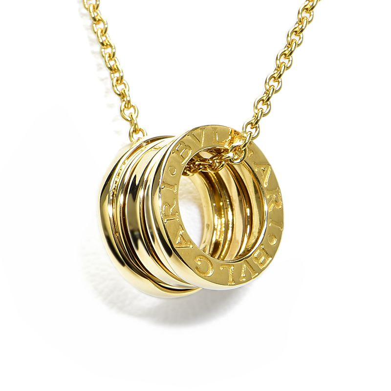 ビー・ゼロワン ブルガリ ビー・ゼロワンネックレス K18YG ビー