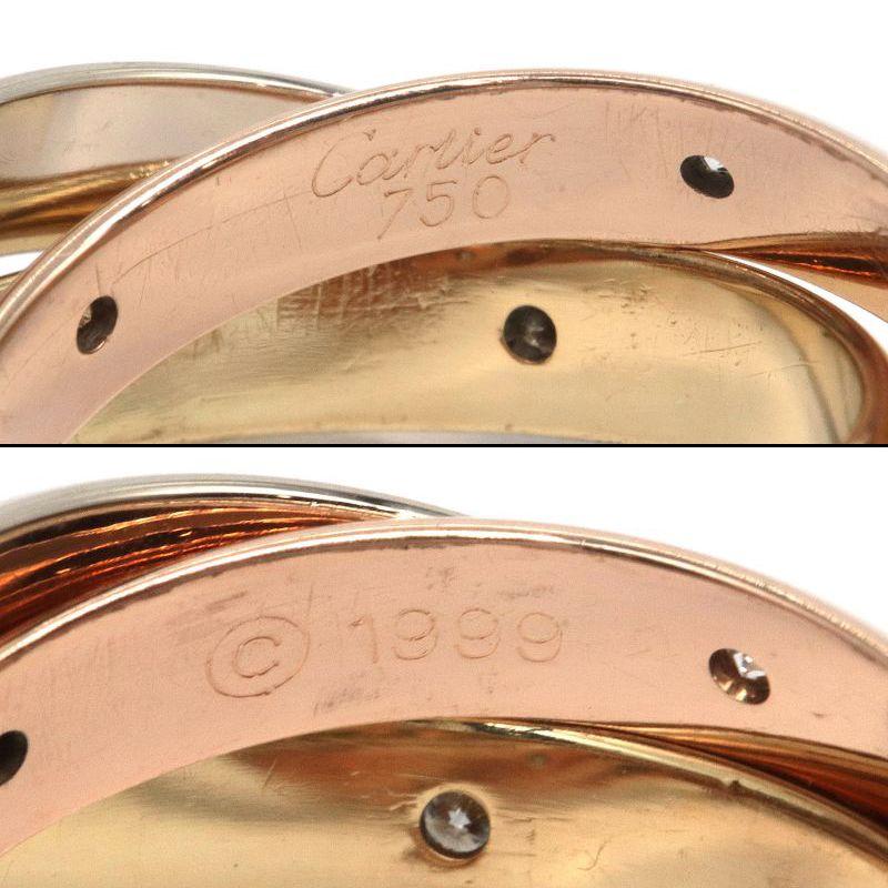 TRINITY(Cartier) カルティエ トリニティリング #49 9号 K18YG TRINITY(Cartier) カルティエ トリニティリング #49 9号 K18YG