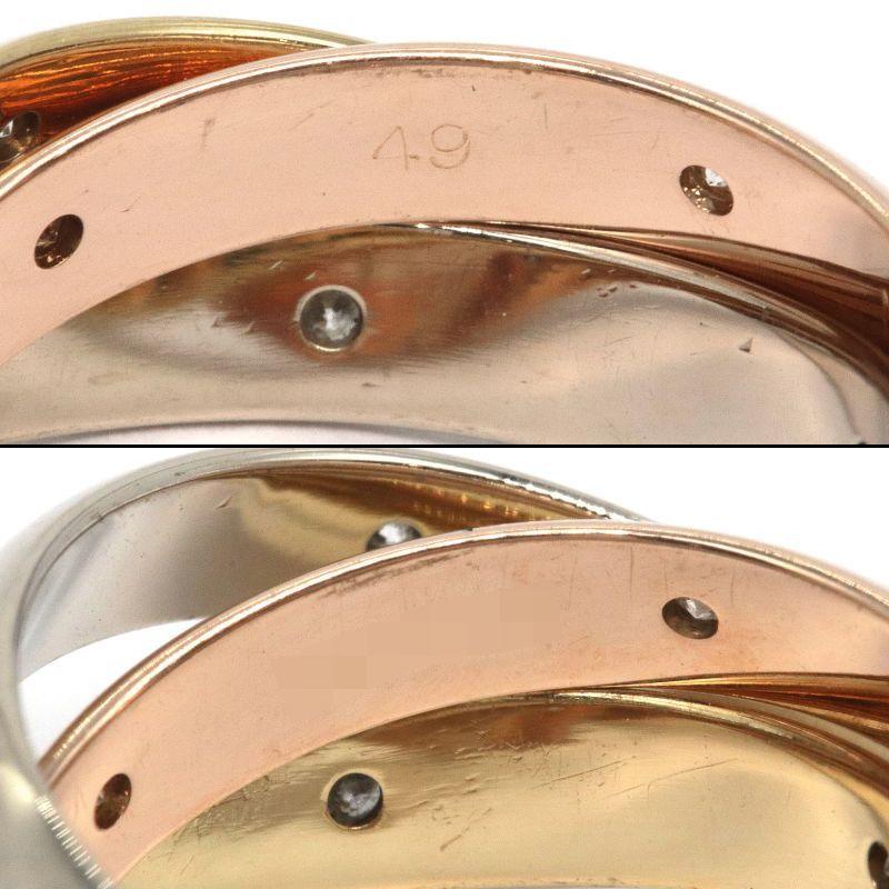 TRINITY(Cartier) カルティエ トリニティリング #49 9号 K18YG TRINITY(Cartier) カルティエ トリニティリング #49 9号 K18YG
