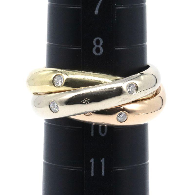TRINITY(Cartier) カルティエ トリニティリング #49 9号 K18YG TRINITY(Cartier) カルティエ トリニティリング #49 9号 K18YG